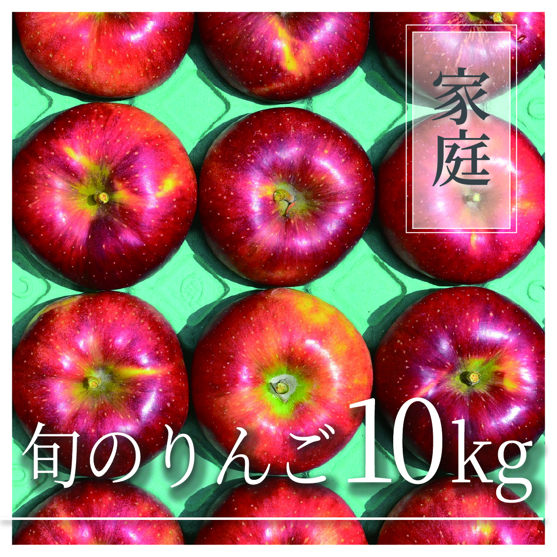 旬のりんご ご家庭用 10kg(18〜50個)